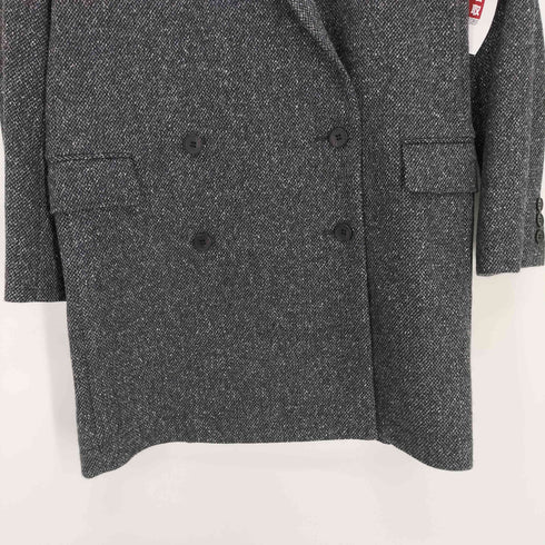 Thevon シルク混 ダブルブレスト ツイード ジャケット レディース JPN:0